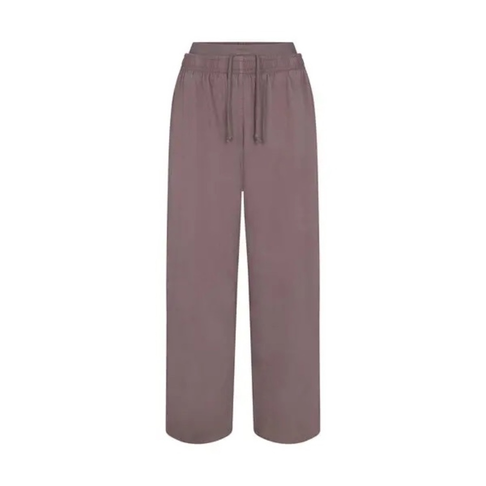 NWT Skims Outdoor Jersey Double Waistband Pant - ZINC, SIZE L